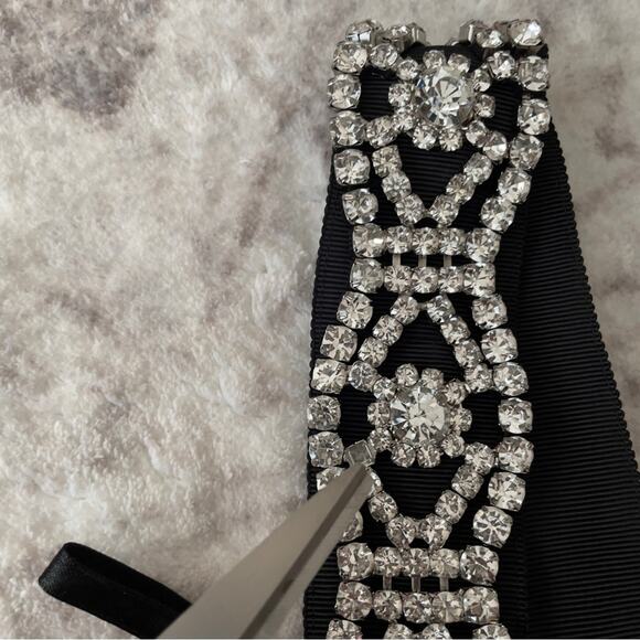 Ted Baker Mally Embellished Strap Black Bodycon Dress Size 2 New - Picture 15 of 15